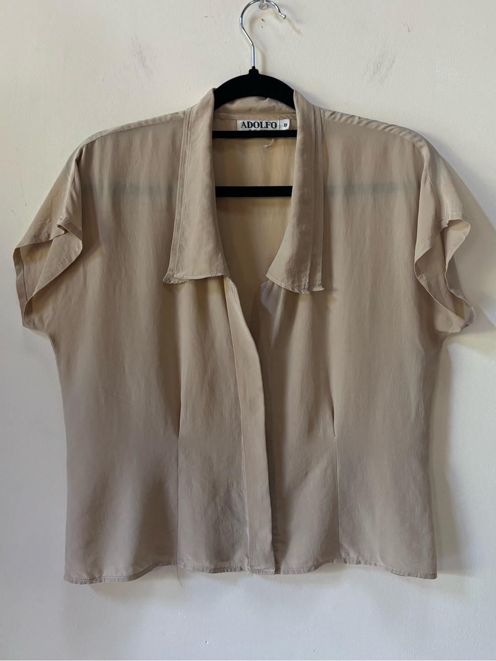 Vintage Adolfo Silk Shirt